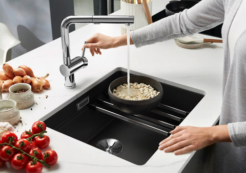 Chiuvetă bucătărie Silgranit Blanco ETAGON 500-U alb 530×460 mm