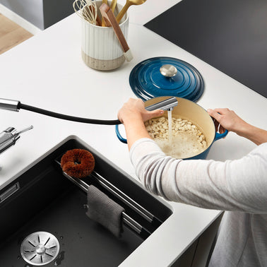 Chiuvetă bucătărie Silgranit Blanco ETAGON 500-U gri vulcan 530×460 mm