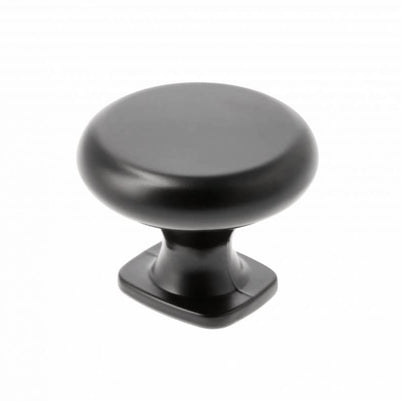 Buton mobilă LORENA 33x26 mm, negru mat