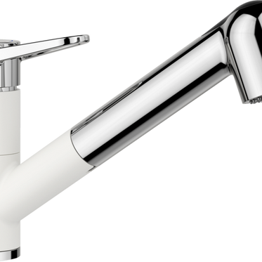 Baterie bucătărie Blanco WEGA-S II Silgranit-Look – alb/crom HD