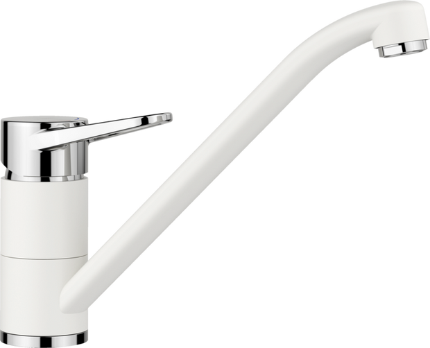 Baterie bucătărie Blanco WEGA II Silgranit-Look – alb/crom HD