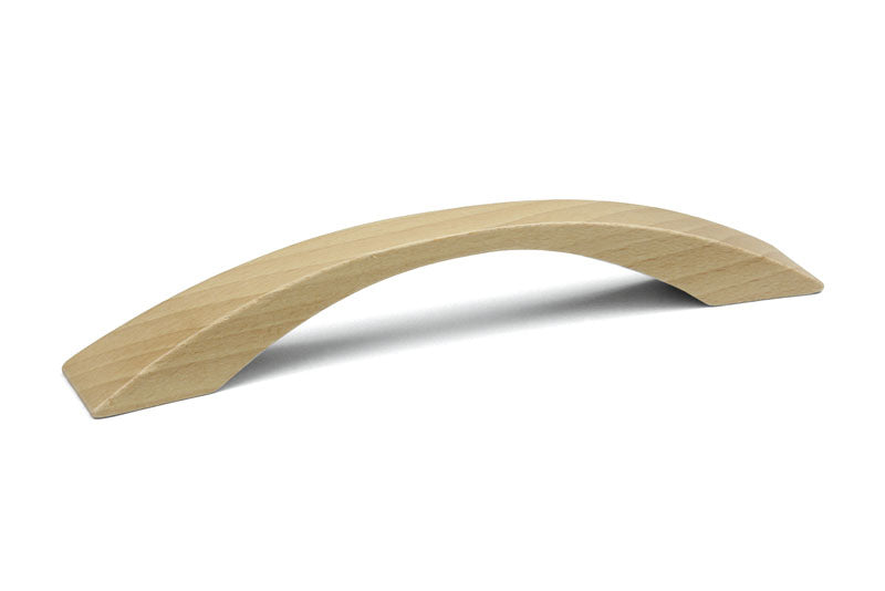 Mâner pentru mobilier Tulip Berga – fag lăcuit, lemn, interax 128 mm