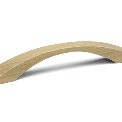 Mâner pentru mobilier Tulip Berga – fag lăcuit, lemn, interax 128 mm