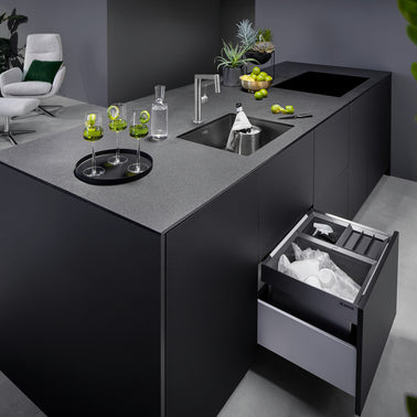 Chiuvetă bucătărie inox Blanco ZEROX 500-U Dark Steel 540 × 440 mm