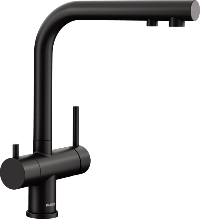 Baterie bucătărie Blanco FONTAS II Filter – negru mat HD