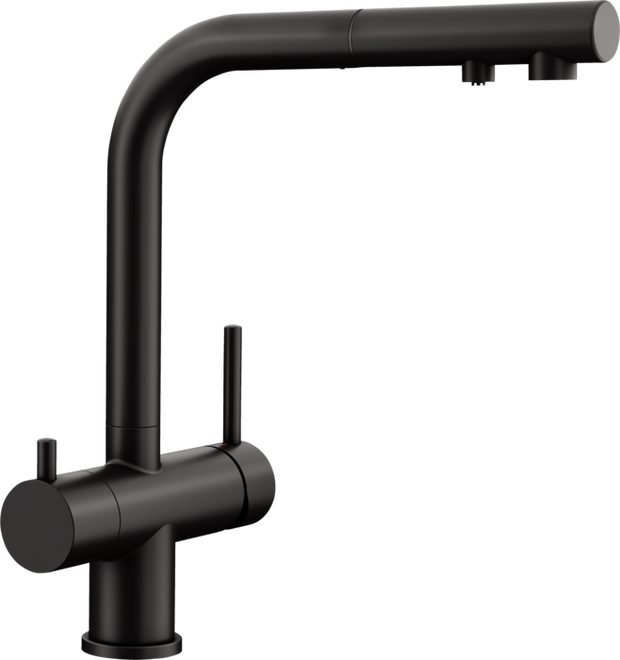 Baterie bucătărie Blanco FONTAS-S II Filter – negru mat HD