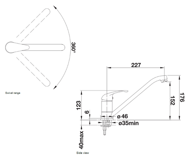 Baterie bucătărie Blanco DARAS Silgranit-Look – cafea HD
