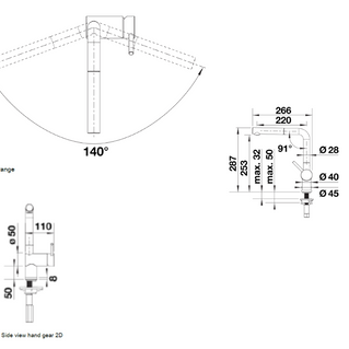 Baterie bucătărie Blanco LINUS-S Silgranit-look - alb HD
