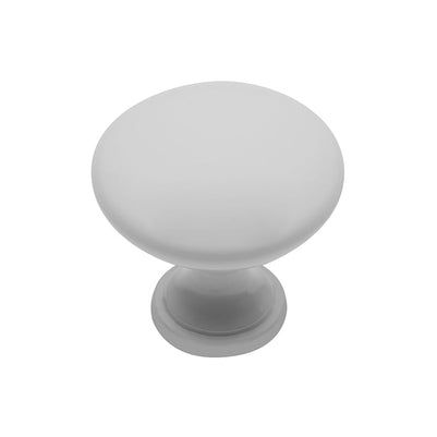 Buton mobilă TERNI 30x29 mm, alb mat