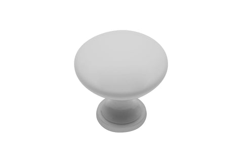 Buton mobilă TERNI 30x29 mm, alb mat