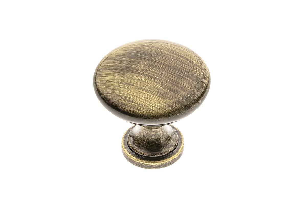 Buton mobilă TERNI 30x29 mm, alamă antichizată