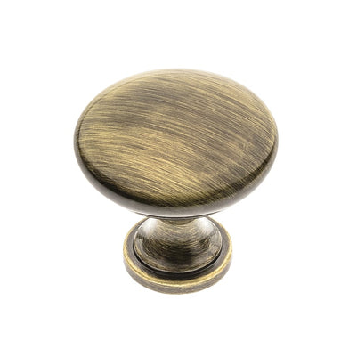 Buton mobilă TERNI 30x29 mm, alamă antichizată