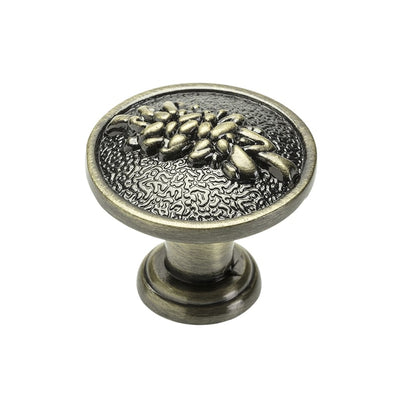 Buton mobilă ARDEA 27x23 mm, alamă antichizată