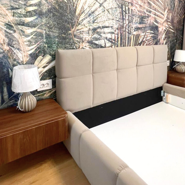 Mobilier la comandă din MDF termoformat pentru dormitor - noptiere și dressing