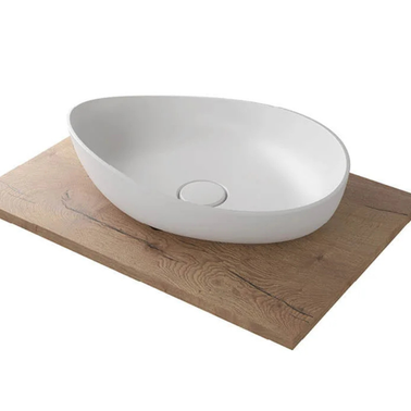 DEMI V-ON – lavoar tip bol pe blat din compozit acrilic (Kerrock)