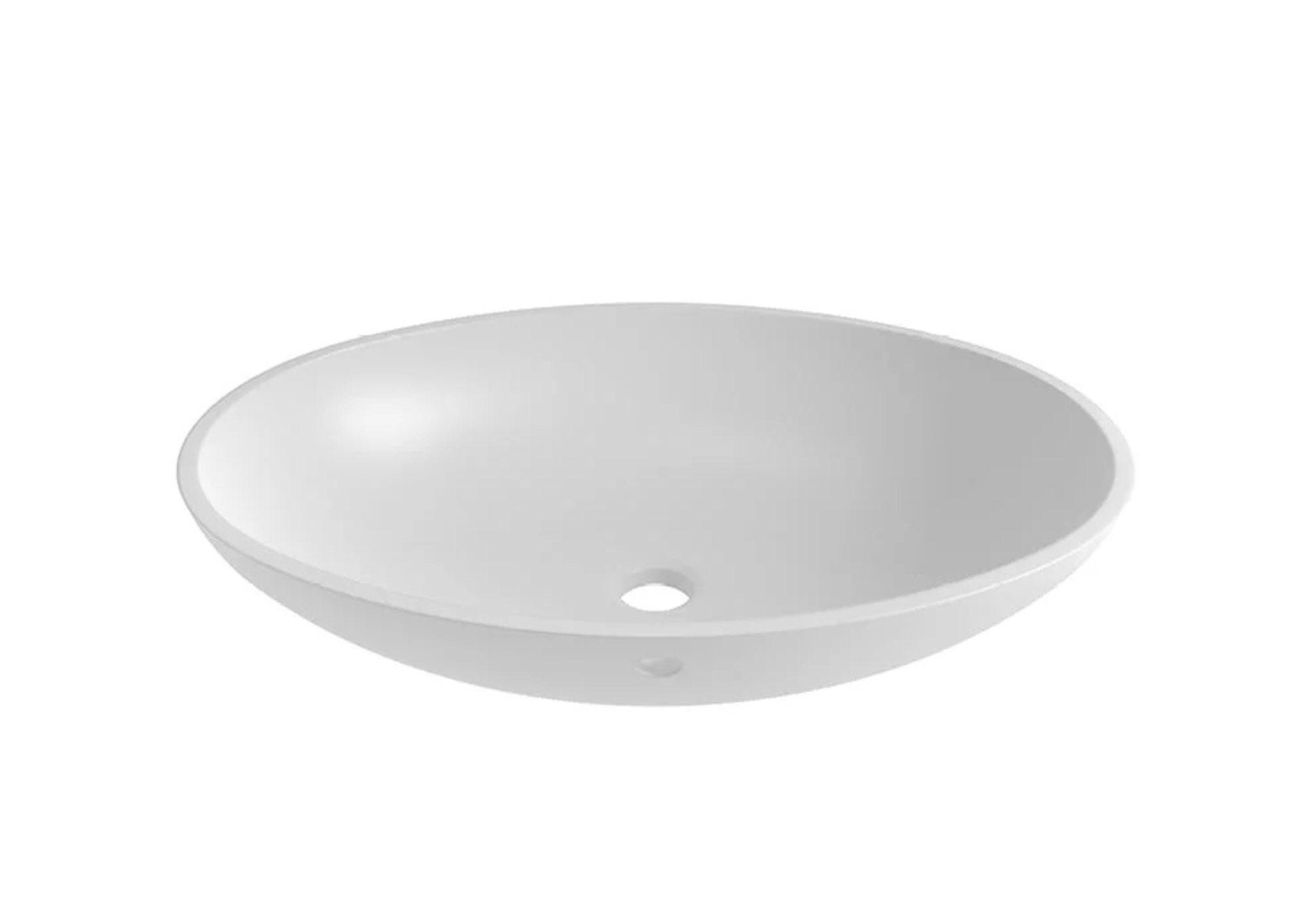 IVA-UN – lavoar oval încastrabil în blat din compozit acrilic