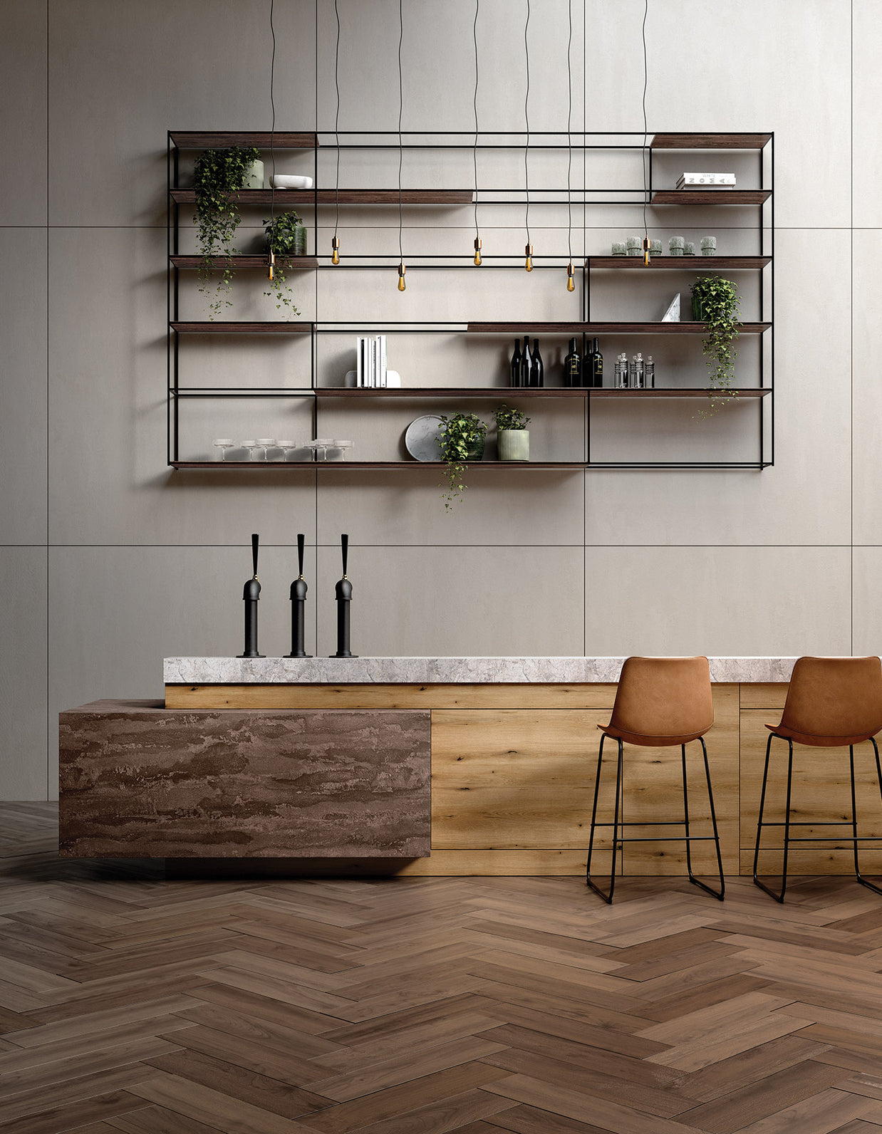 Placă decorativă SPC – K365 Coast Evoke Oak