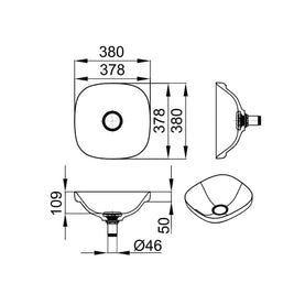 LUX 380 V-IN – lavoar de blat din compozit acrilic