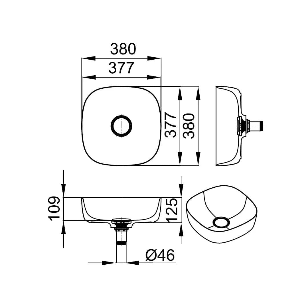 LUX 380 V-ON – lavoar de blat din compozit acrilic