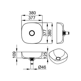 LUX 380 V-ON – lavoar de blat din compozit acrilic