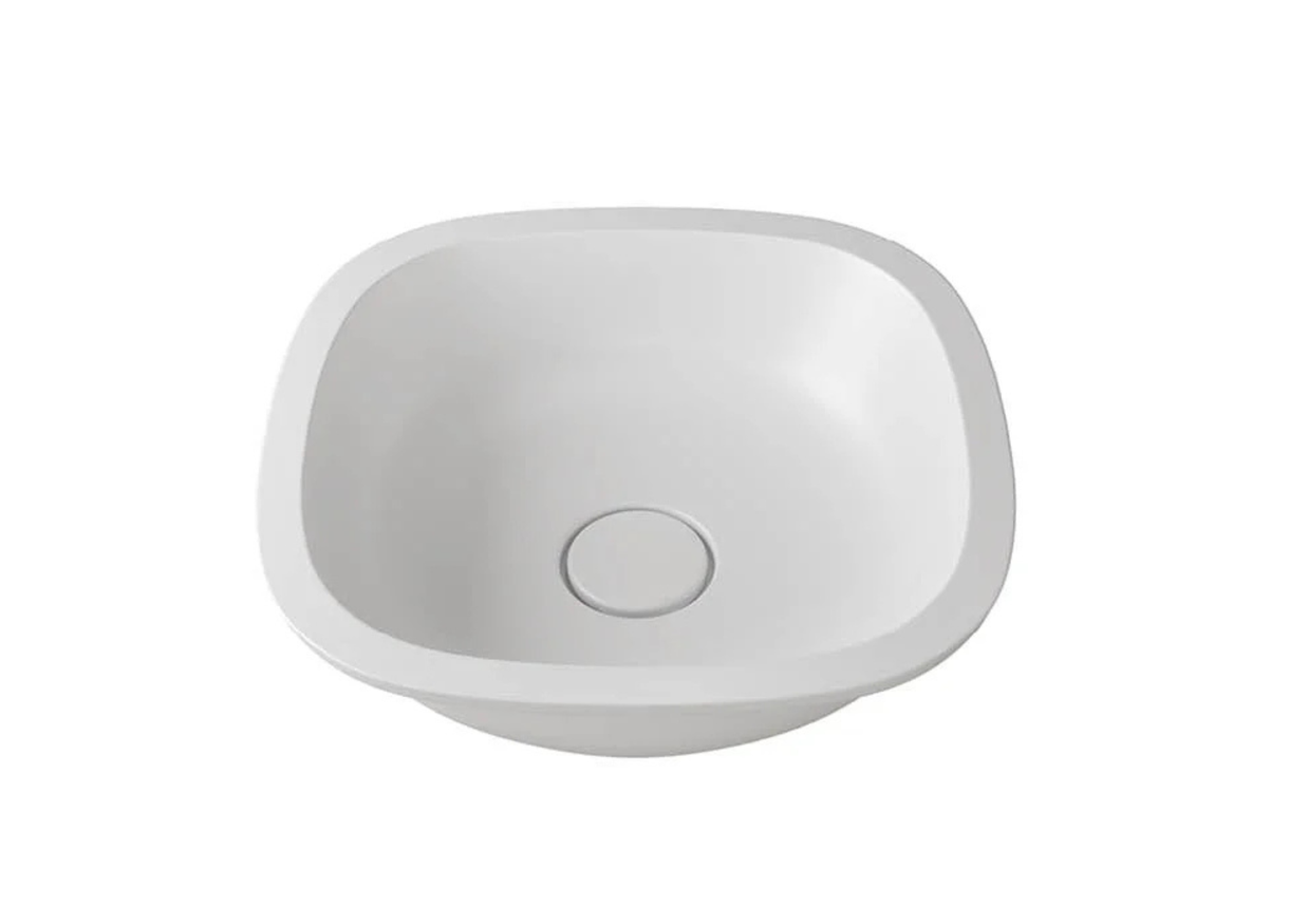 LUX 380 V-UN – lavoar încastrabil în blat din compozit acrilic