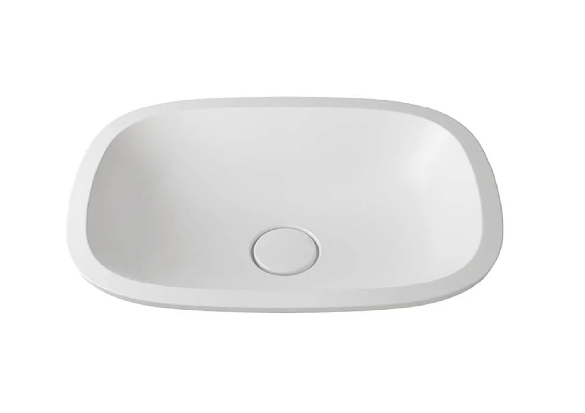 LUX 500 V-UN – lavoar încastrabil în blat din compozit acrilic