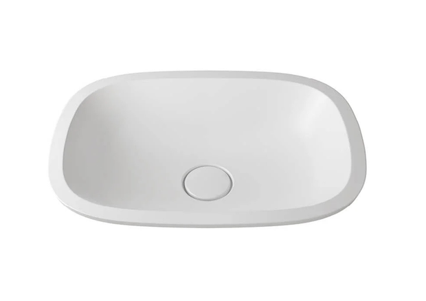 LUX 500 V-UN – lavoar încastrabil în blat din compozit acrilic