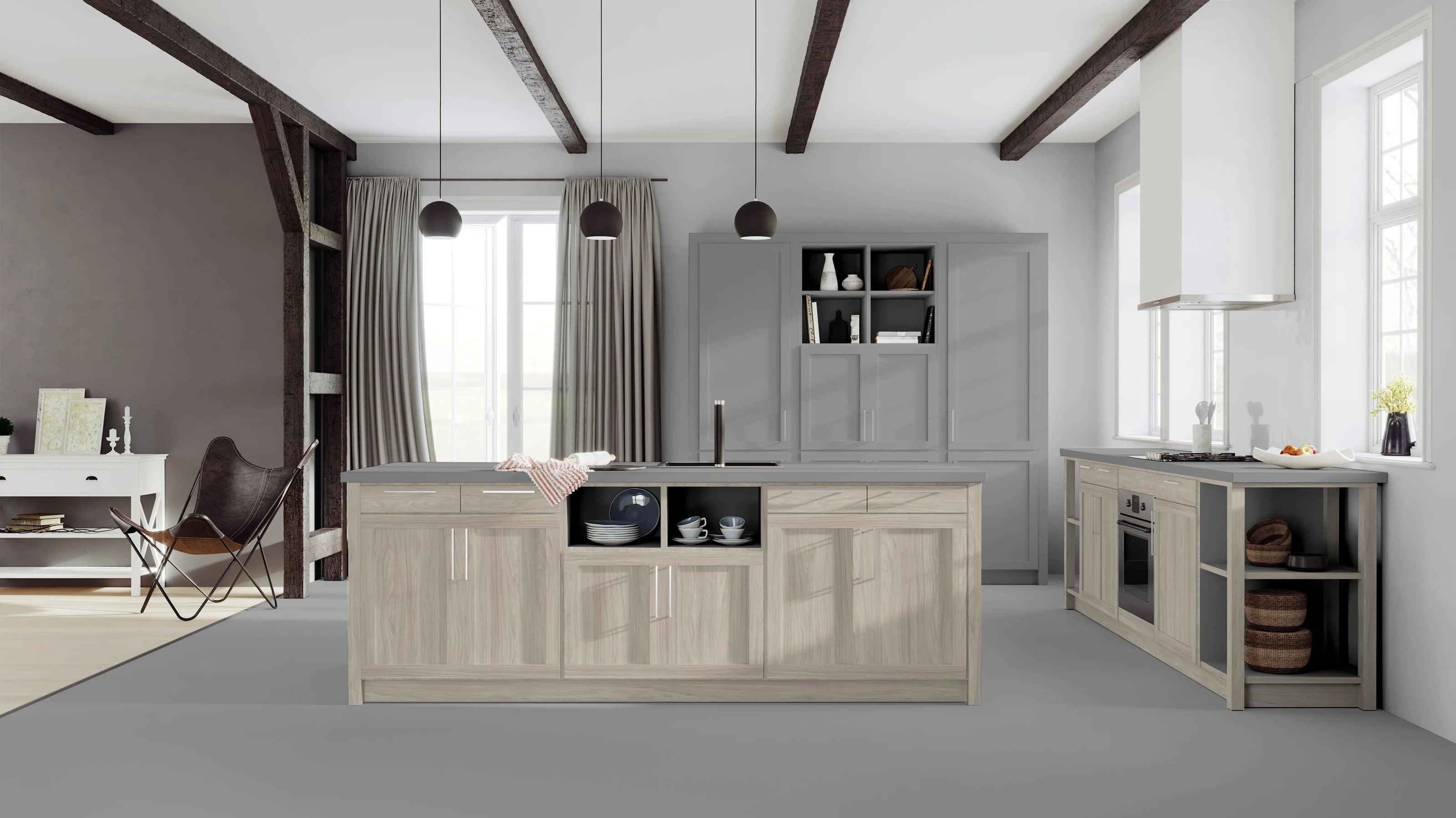 RENOLIT 3D Thermolaminate - Dust Grey Suedette Matt