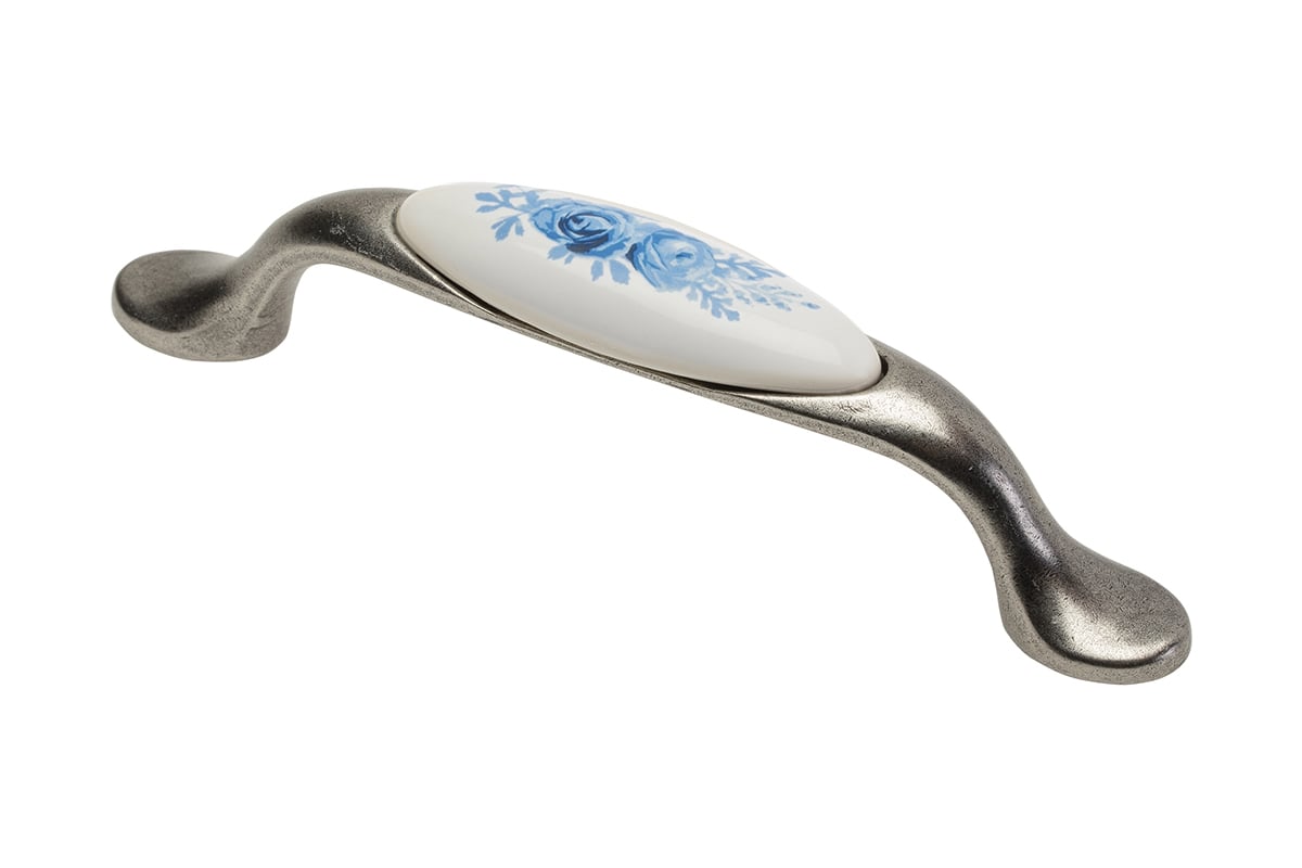 Mâner mobilă Blue Rose – argintiu antichizat