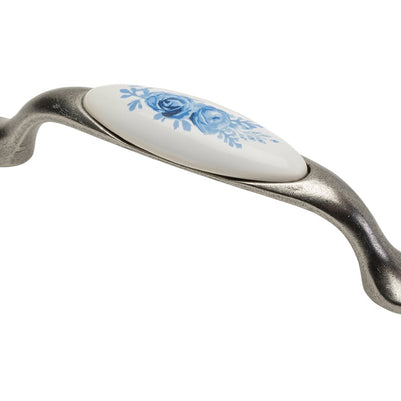 Mâner mobilă Blue Rose – argintiu antichizat