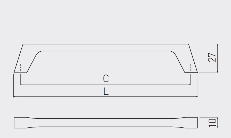 Mâner mobilă G2, cromat