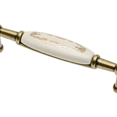 Mâner mobilă ORNAMENT – alamă antichizată, dreptunghiular