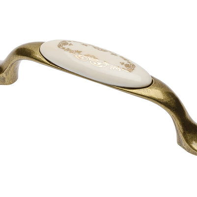 Mâner mobilă ORNAMENT – alamă antichizată, tip arcadă