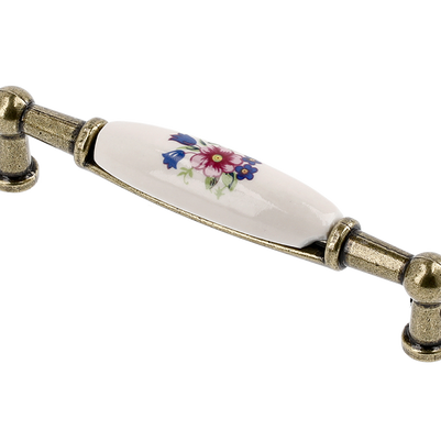 Mâner mobilă bucătărie SPRING FLOWER – alamă antichizată