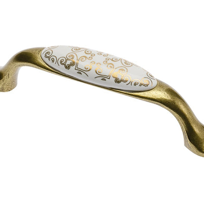 Mâner mobilă bucătărie Orient Gold, alamă antichizată