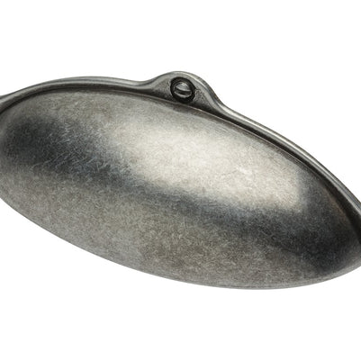 Mâner mobilă Marsala – 64 mm, argintiu antichizat