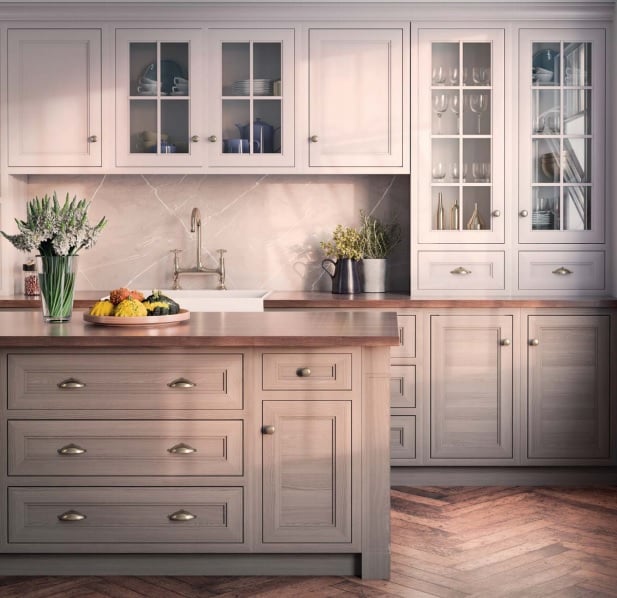 Mâner mobilă Marsala – 64 mm, alamă antichizată