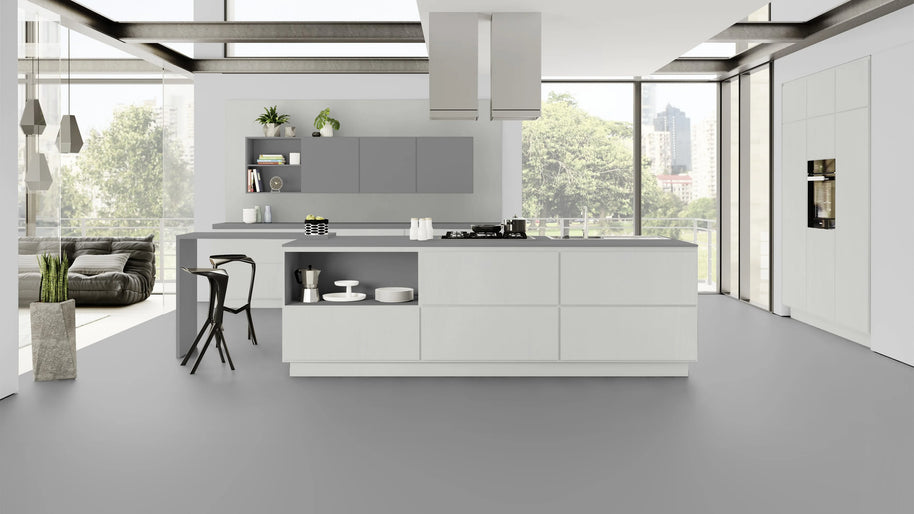 RENOLIT 3D Thermolaminate - Dust Grey Suedette Matt