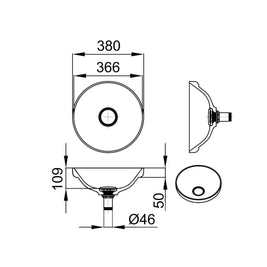 SOFT 380 V-IN – lavoar de blat din compozit acrilic