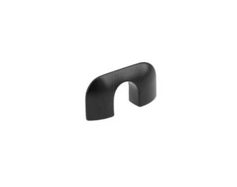 Buton mobilă MILAN 55x28 mm, negru mat