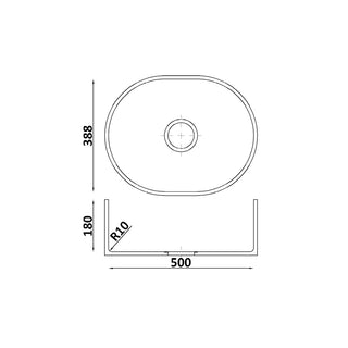 WV388 – chiuvetă din piatră acrilică GRANDEX