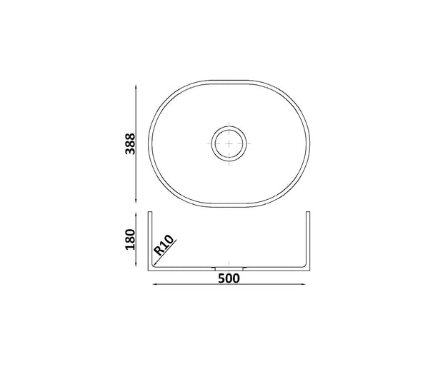 WV388 – chiuvetă din piatră acrilică GRANDEX