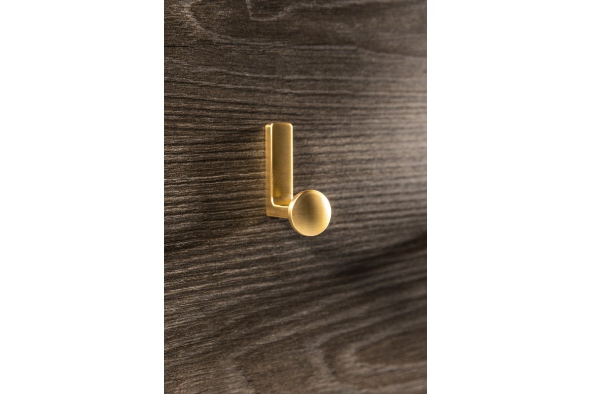 Agățătoare cuier ARCO 62x46 mm, gold