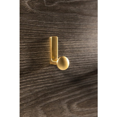 Agățătoare cuier ARCO 62x46 mm, gold