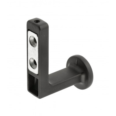 Agățătoare cuier ARCO 62x46 mm, negru mat