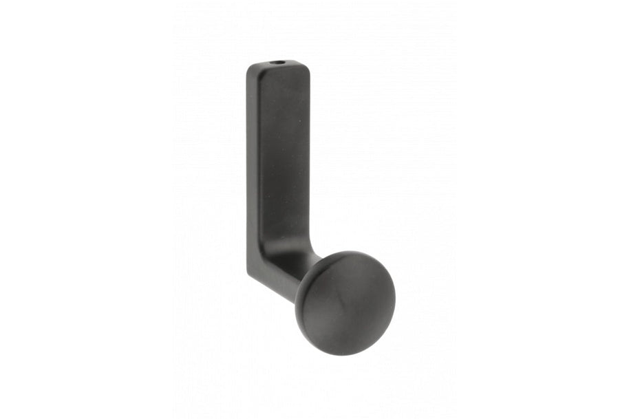 Agățătoare cuier ARCO 62x46 mm, negru mat