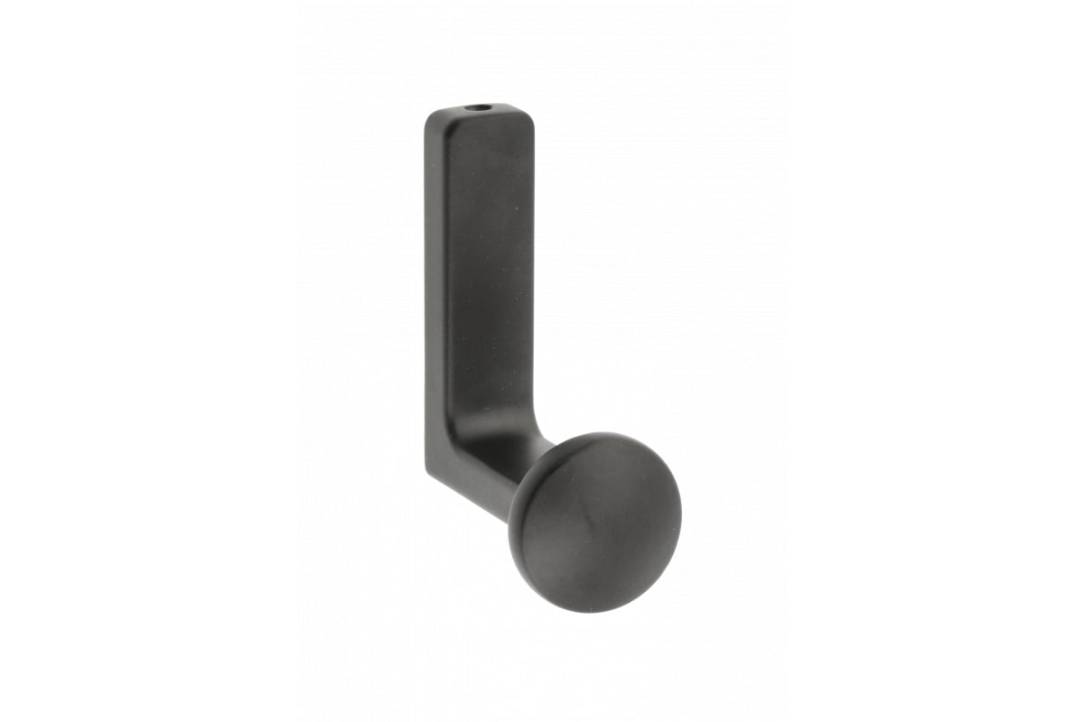Agățătoare cuier ARCO 62x46 mm, negru mat