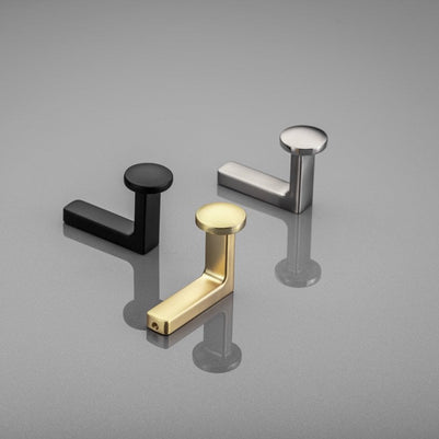 Agățătoare cuier ARCO 62x46 mm, negru mat