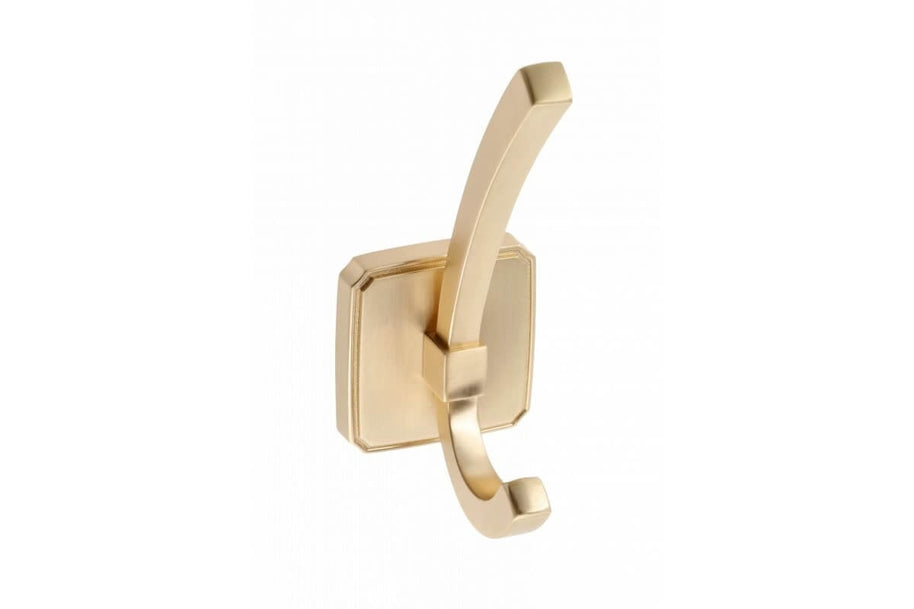 Agățătoare cuier CAPITAL 123x62 mm, brushed gold
