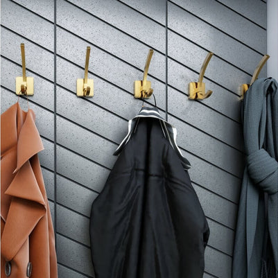 Agățătoare cuier CAPITAL 123x62 mm, brushed gold